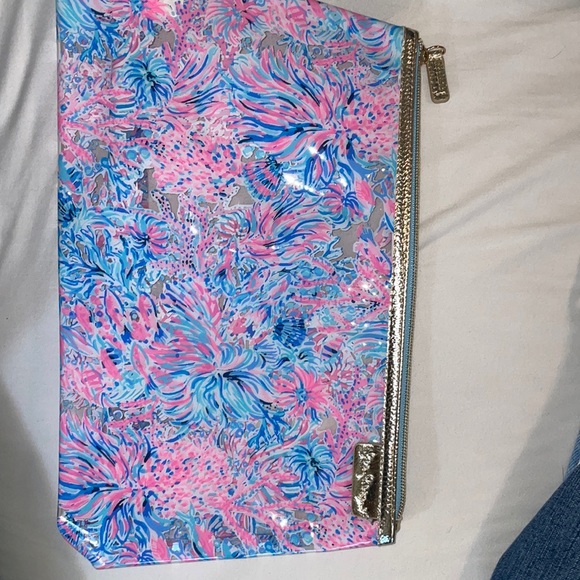 Lilly Pulitzer Large Cosmetic Bag Pouch Clutch New - Picture 1 of 1